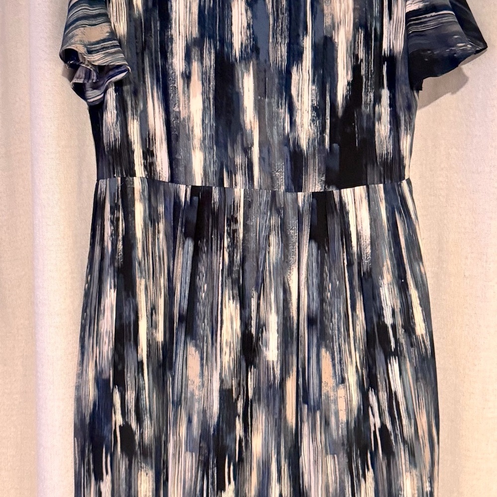 Nordstrom Blue and White Patterned Dress